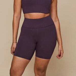 Harper Wilde High Rise Bike Shorts Mulberry